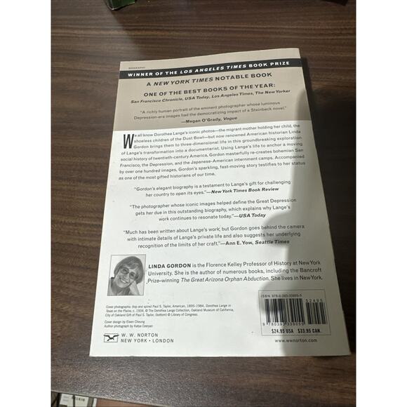 Dorothea Lange : A Life Beyond Limits Paperback Linda Gordon - Picture 3 of 3